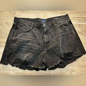 Arizona black Jean shorts size 17